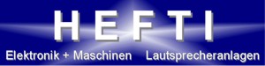 Hefti Veranstaltungstechnik  Lautsprecher + Lichtanlagen fr Unterhaltung, Disco + Sport